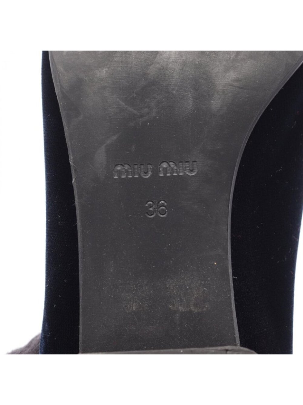 Miu Miu Bijou Black Flat Shoes - Picture 6 of 16